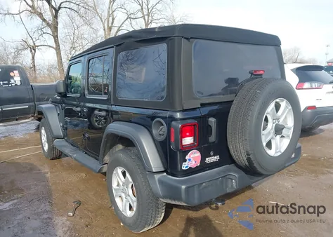 2019 Jeep Wrangler Unlimited Sport S 4X4 z USA, uszkodzony, nr VIN 1C4HJXDG9KW646475